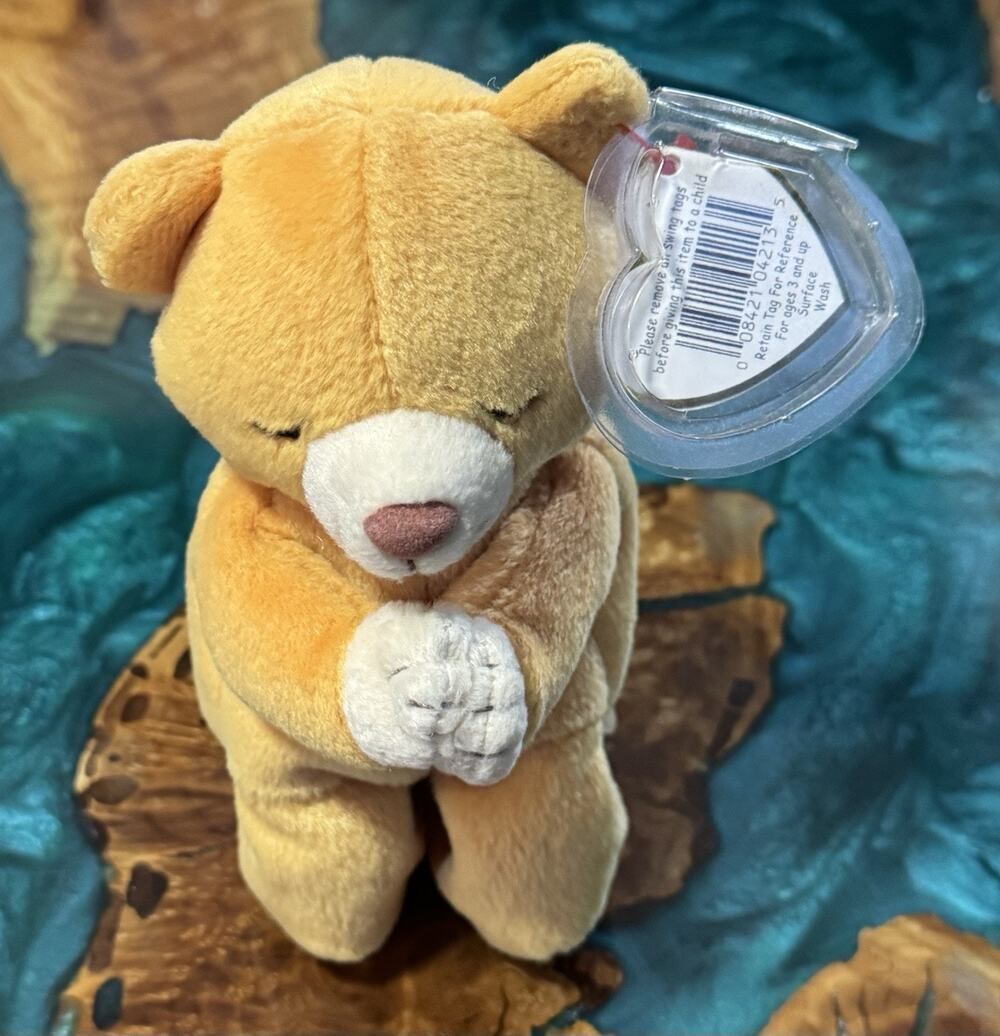 TY - Beanie Babies - 1999 Hope the Praying Bear